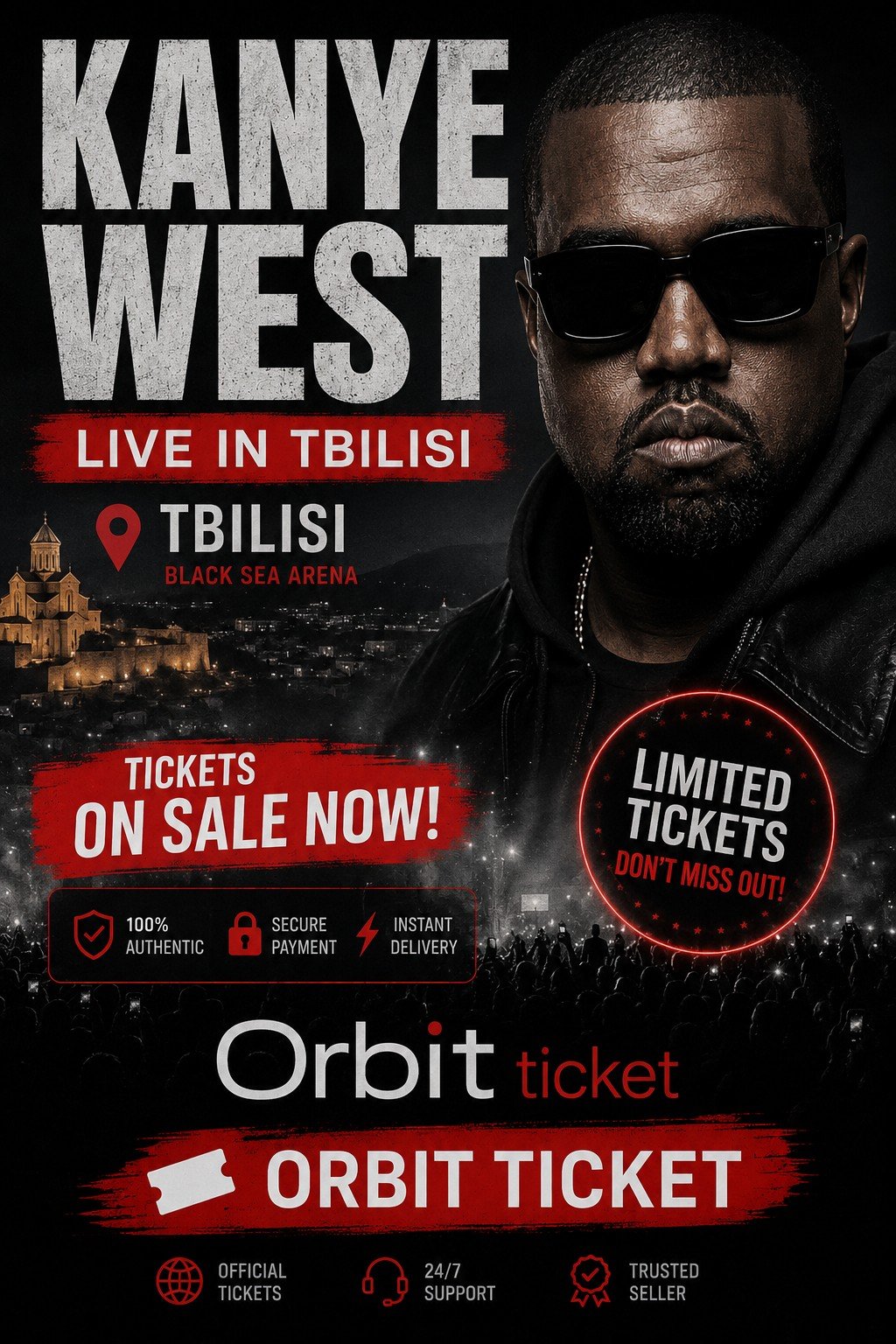 Orbit Ticket YE(Kanye west)
