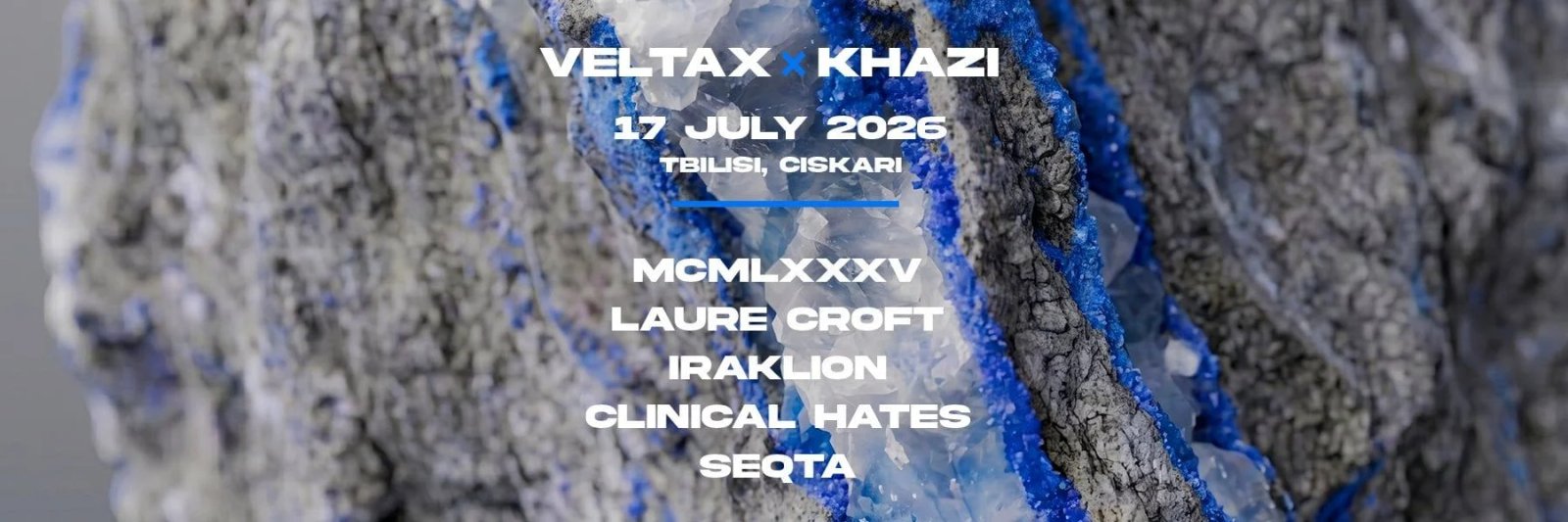 VELTAX x KHAZI: MCMLXXXV / LAURE CROFT / SEQTA / IRAKLION / CLINICAL HATES